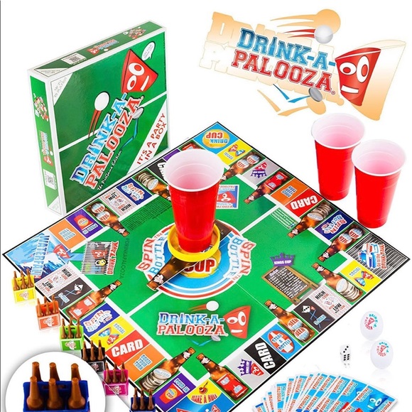 Drink-a-palooza Board Games Game: Combines Old-School + New Drinking - Picture 2 of 11
